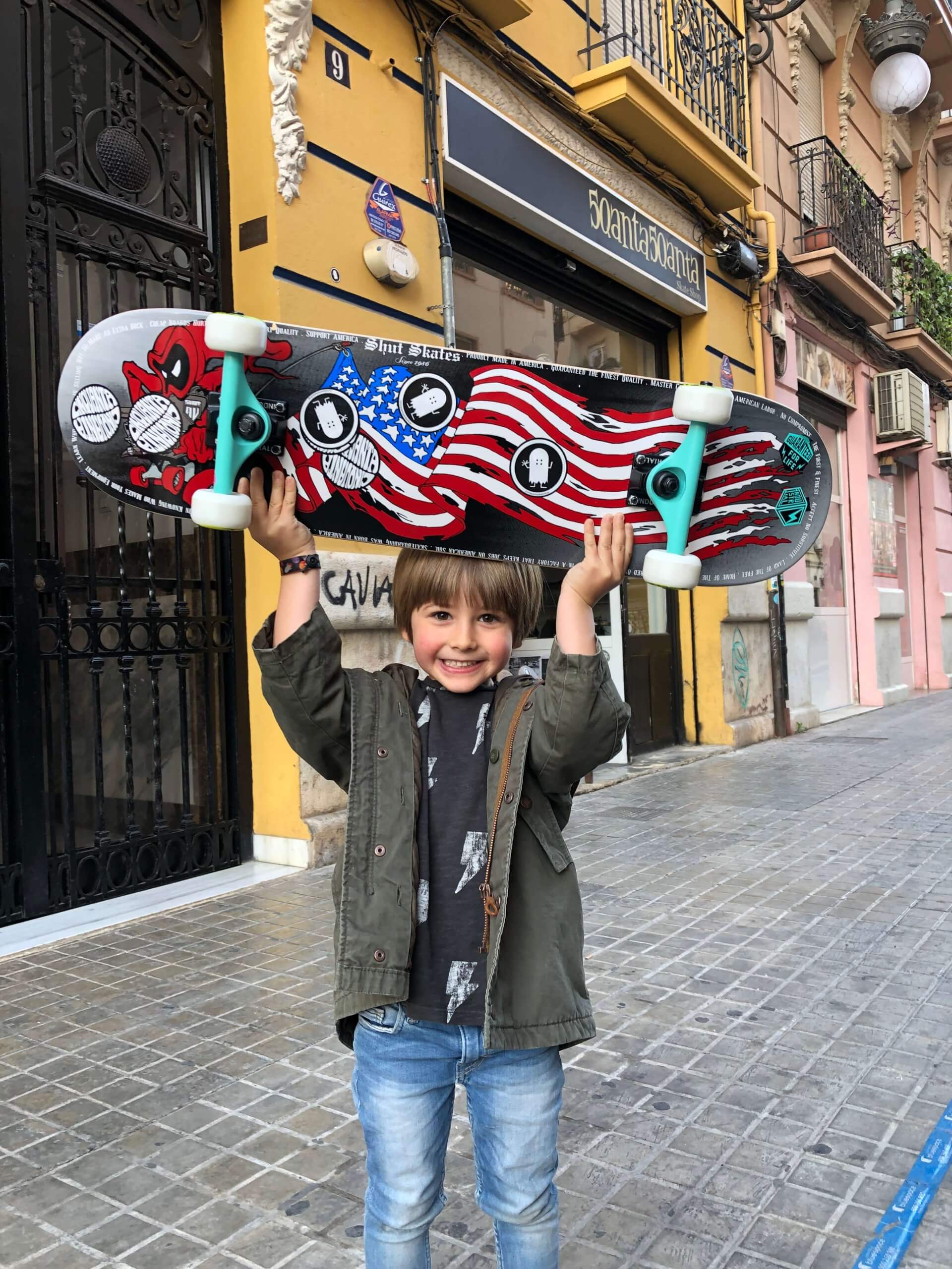 Grupo de skate iniciación niños
