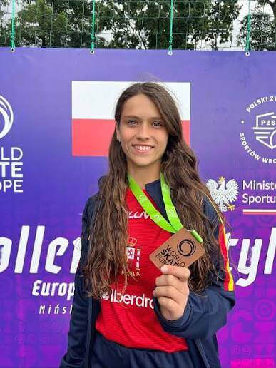 Sofía Pozo, Campeona de España de Roller Freestyle